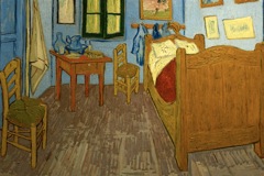 110419 Vincent Van Gogh - La Chambre de Van Gogh à Arles 1888 (l'un des trois exemplaires), Amsterdam