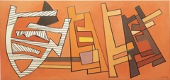 Magnelli 1954 Panneau mural