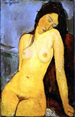 Modigliani - nu assis 1916