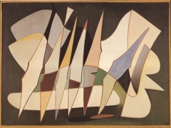 Magnelli 1938 Rythme saccadé