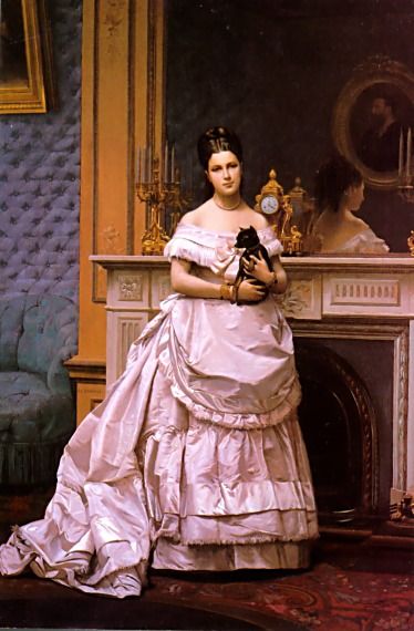 Gérôme - Portrait of a Lady cat