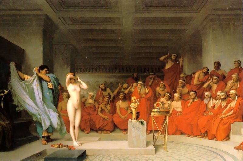 Gérôme - Phryne before the Areopagus