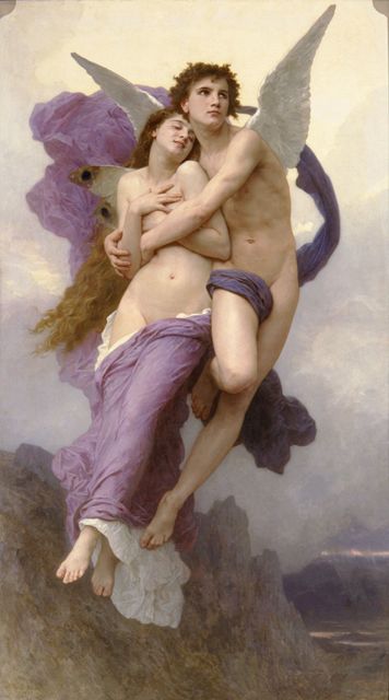 Bouguereau - Le ravissement de Psyché