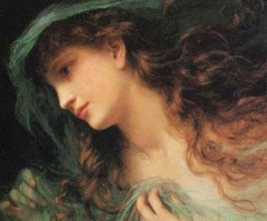 Sophie Anderson - The Head Of A Nymph
