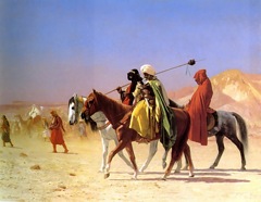 Gérôme - Arabs crossing the Desert